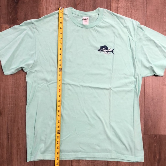 NWOT! - NAPLES FLORIDA Paradise Outfitters 100% Ring Spun Cotton Fishing Tee - Picture 7 of 8